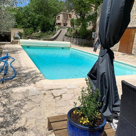 Font Nouvelle Maison De Charme Drome Provencale, 6 Ou 10 Personnes Avec Piscine Plaisians Buitenkant foto