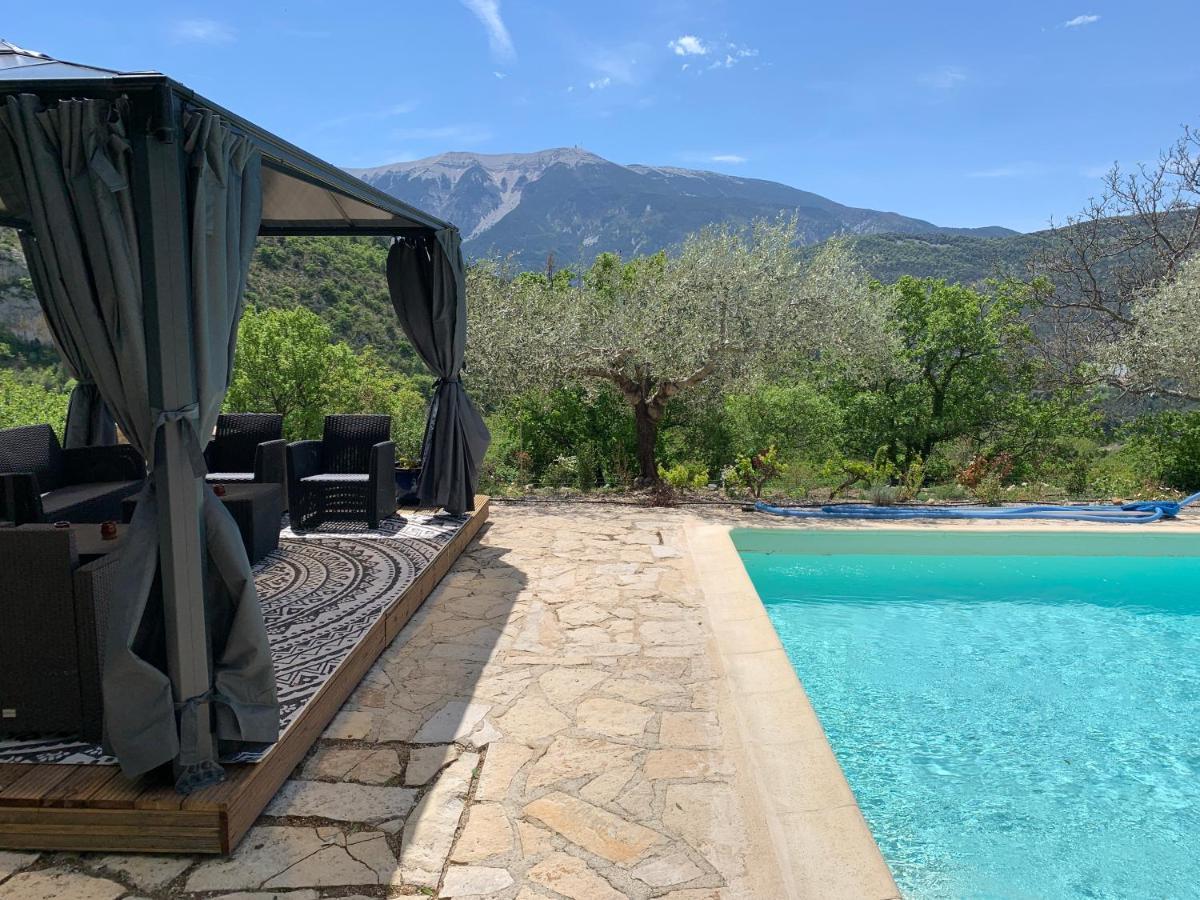 Font Nouvelle Maison De Charme Drome Provencale, 6 Ou 10 Personnes Avec Piscine Plaisians Buitenkant foto