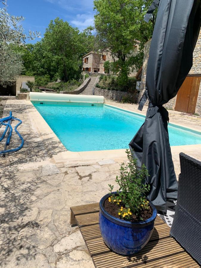 Font Nouvelle Maison De Charme Drome Provencale, 6 Ou 10 Personnes Avec Piscine Plaisians Buitenkant foto